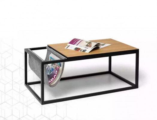 Table basse marron Salon Mobilier Table Luxe Nouveau Design de Luxe