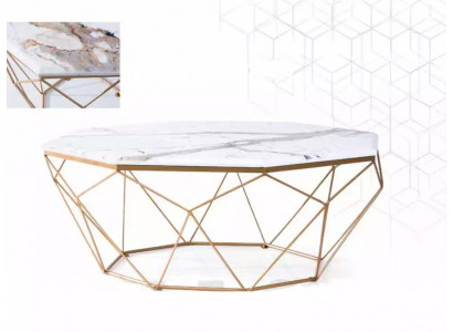 Table basse Mobilier Table hGold Luxe nouveau Design de salon moderne en métal