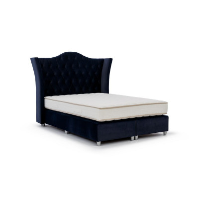 Ensemble chambre à coucher Lit 2x Tables de chevet 3pcs. Mobilier de luxe Design complet