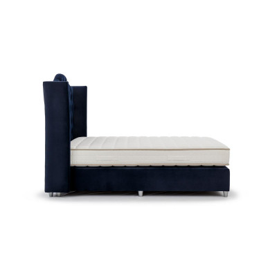 Ensemble chambre à coucher Lit 2x Tables de chevet 3pcs. Mobilier de luxe Design complet