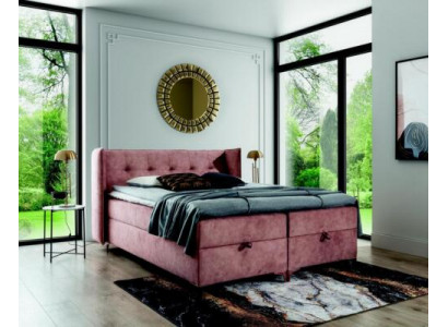 Meubles de chambre Lit Box Spring 160x200cm Design moderne Ameublement