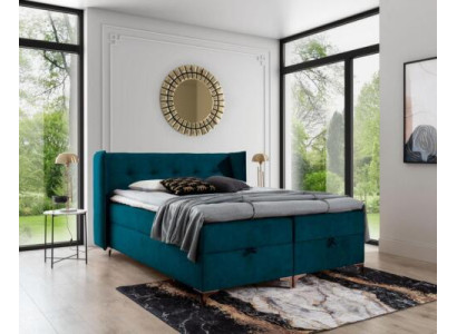 Chambre Lit rembourré moderne Design Lit de luxe Lits doubles Mobilier en bois
