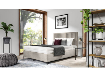 Lit double Chambre de designer Lit boxspring de luxe Mobilier de style moderne