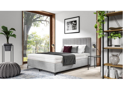 Lit rembourré Chambre Lit Luxe nouveau Design Moderne Ameublement en bois Textile