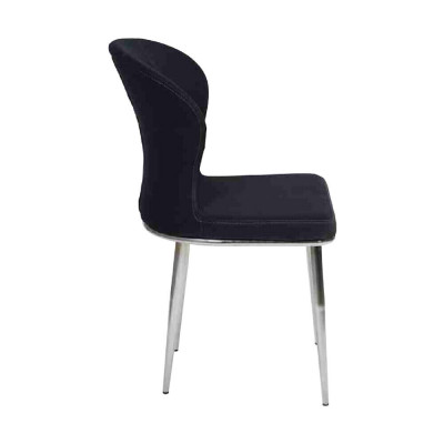 Meubles Chaises noires Chaise de salle à manger Design de chaise Rembourrage Mobilier de luxe Nouveau