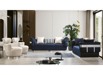 Ensemble de canapé Ensemble de canapé Canapé Rembourrage Meubles 3+3+1+1 Siège Suite Canapés Sofa