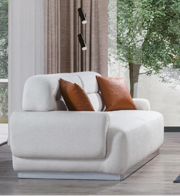 Canapé trois places en tissu Canapés Meubles Textile 230cm Canapé en tissu Sofas