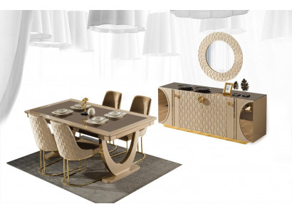 Un ensemble magnifique pour une salle à manger de style contemporain