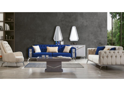 Ensemble de canapés Ensemble de canapés Meubles rembourrés 3+3+1 Table basse 4 pièces. ensembles