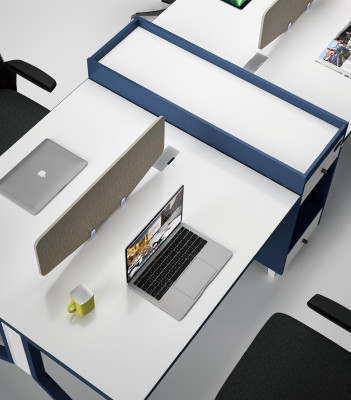 Bureau Mobilier de bureau Ameublement Tables Centre d'appels 4 Postes de travail Bureau