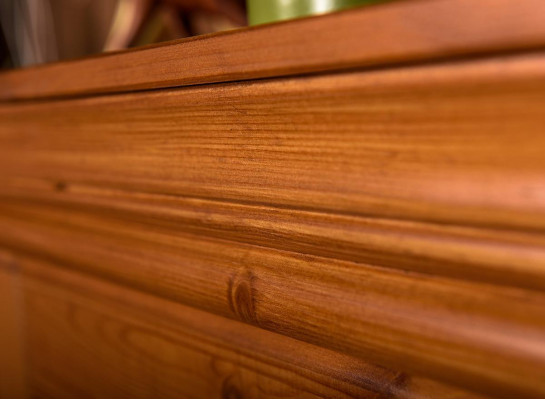 Armoire de style campagnard en bois couleur brun, armoires de chambre à coucher, meubles de style campagnard.