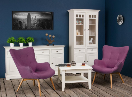 Landhfrom Armoire Vitrine Commodes XL Étagère Loft Vitrine Commode Mobilier