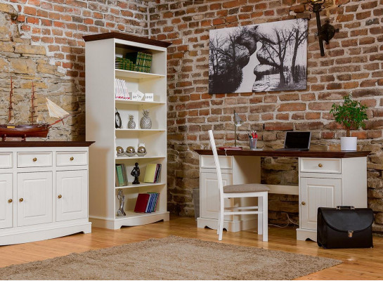 Conception de bureau mobilier de style Italie Classique Luxe Table de bureau Chaise Maison de campagne