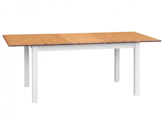 Maison de campagne Table en bois Table à manger Table en bois Tables 150/197cm salle à manger extensible