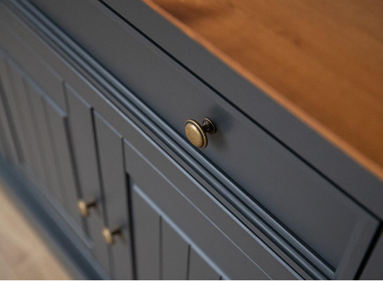 Salle de séjour Étagère Bois Luxe Moderne Noir xxl Commode Buffet bas Armoire