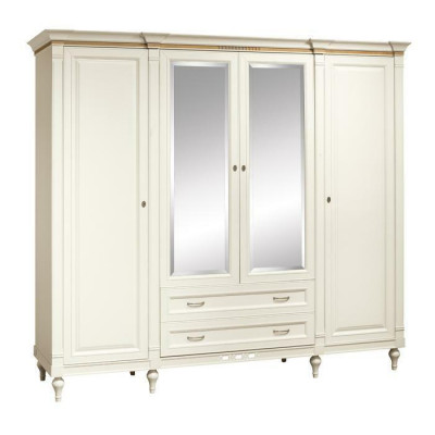 Armoires classiques Armoire murale à 4 portes Meubles en bois pour chambre