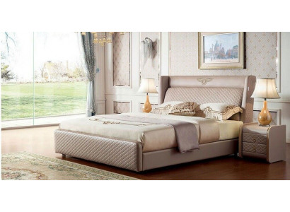 Lit de design de luxe lits doubles Mobilier de chambre Lit en cuir Mobilier d'hôtel