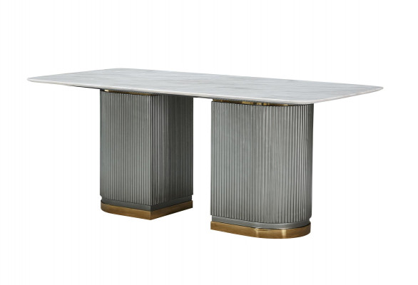 Table à manger Table ronde en marbre Tables à manger Table designer Meubles Tables rondes en pierre nouvelle