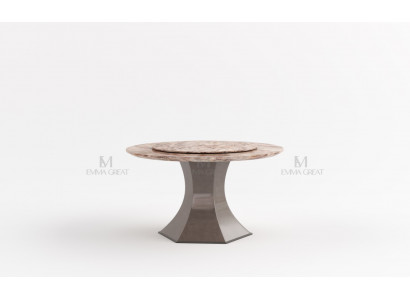 Table de salle à manger ronde Table ronde Salon Cuisine 135cm Tables rondes en marbre de luxe