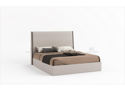 Conception Lit Chambre Lits Textile Hôtel Luxe Tapisserie Siège Tissu Mobilier