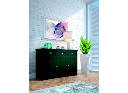 Maison de campagne Vert Commodes en bois Buffet Bahut Armoire à tiroirs Buffet