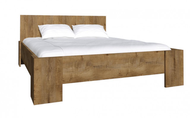 Chambre à coucher en bois de luxe Design Lit Rembourrage Double Lits d'hôtel Mariage 180x200cm