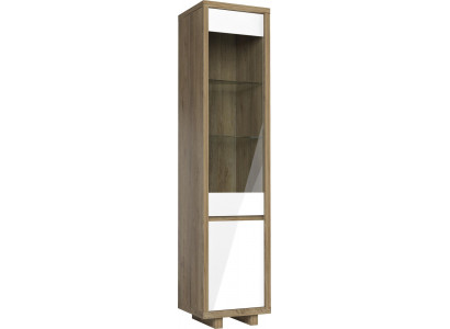 Vitrine en verre Armoire Vitrines Armoires de salon Design Moderne Italie nouveau