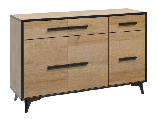 Commode Armoire Meuble TV Étagère Salon 6 pièces. Mobilier Ensemble mural de salon
