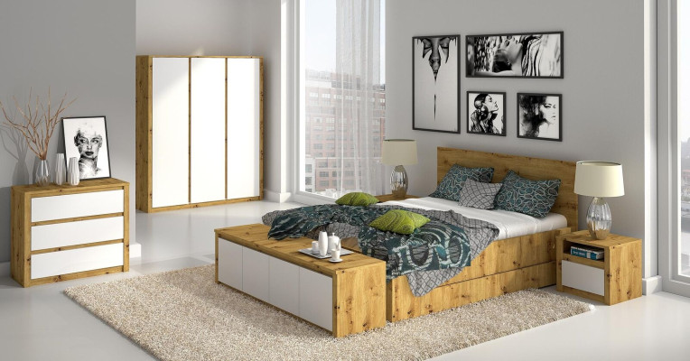 Lit classique Lits Lits doubles Lit en bois Maison de campagne Chambre Hôtel