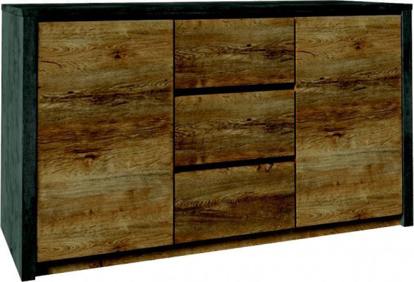 Ensemble de salon composé d'une unité murale, d'une vitrine, d'un meuble bas, d'une étagère murale, d'une table TV, le tout en 6 pièces. Nouveau.