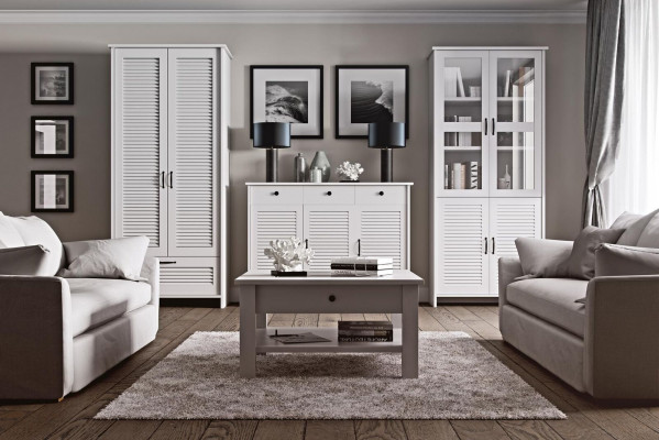 Meuble TV design buffet télévision en haute brillance bas Commode panneau Mur de luxe Armoire