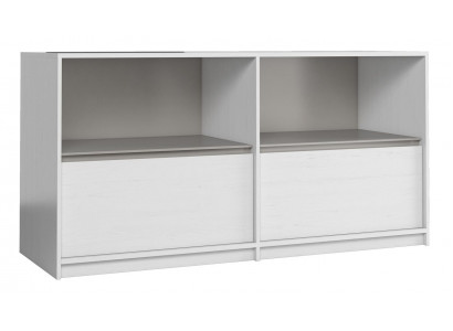 Commode Armoire en différentes couleurs 2 tiroirs Buffet Haut Commodes