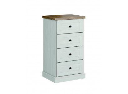 Style de mobilier de maison de campagne Commode haute Armoire Armoires de designer Buffet blanc