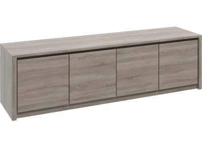 Meuble télé Design Bahut TV Mur Brillance Basse Luxe Commode Armoire Nouveau