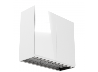 Armoire murale suspendue pour vaisselle intérieur armoire murale lumineuse de cuisine.