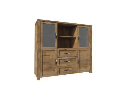 Buffet de bois modernes Armoire Design Commode Meuble Vitrine Buffet Bar