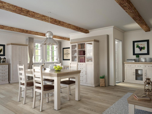 Armoire classique Armoire en bois Chambre garde-robe moderne Armoires de style campagnard