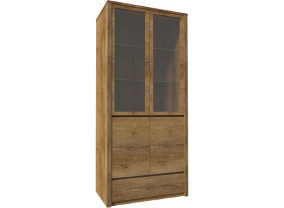 Vitrine en verre Armoire en verre Armoires Penderie Bois Mobilier neuf Vitrines Armoire en bois neuf