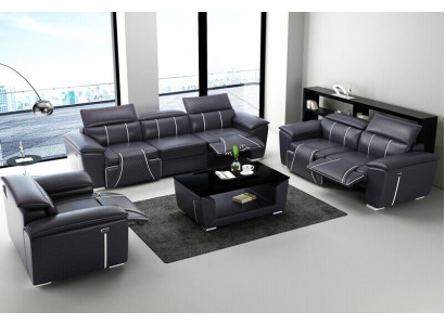 Canapé en cuir ensemble de canapés 31 places suite canapé rembourré canapé canapé designer