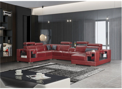 Paysage vivant Canapé d'angle Ensemble de coins Canapé Rembourrage Canapé d'angle Canapé