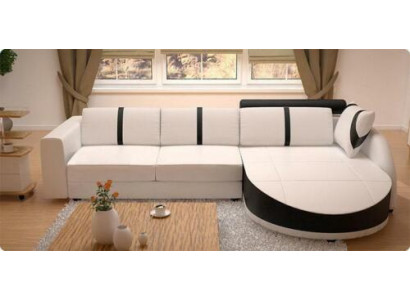 Canapé design Canapé Rembourrage Suite Canapé d'angle Cuir Textile Espace de vie
