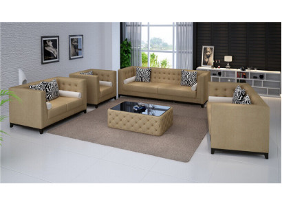 Canapé en cuir Ensemble de canapé en cuir Siège Suite Design Canapé moderne
