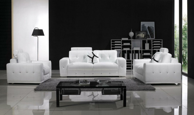 Canapé en cuir Canapés Ensemble de canapés Canapé à places Set de canapés Rembourrage canapé 3 pièces Fauteuil