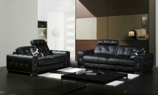 Canapé en cuir Canapés Ensemble de canapés Canapé à places Set de canapés Rembourrage canapé 3 pièces Fauteuil
