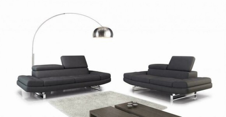 Canapé en cuir Canapé Canapé paysage de vie 3+2+1 Fauteuil Design Canapé moderne