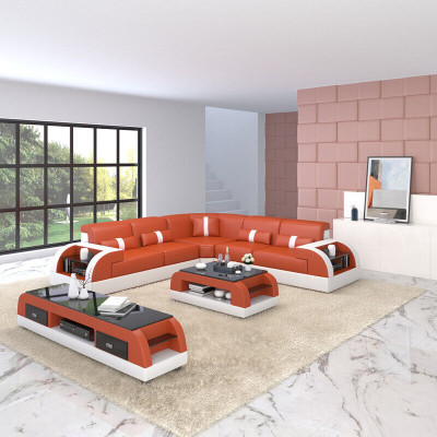 Canapé designer Canapé Revêtement Paysage vivant Canapé d'angle Canapé d'angle Forme en L