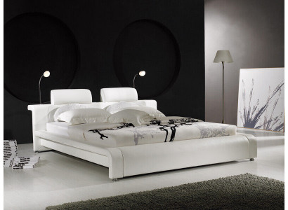 Lit double design Lit en cuir Lits Literie en cuir Chambre à coucher Mariage
