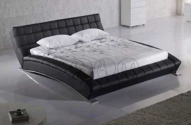 Lit Lits Tapisserie Double Mariage Luxe Cuir Moderne Designer Chambre