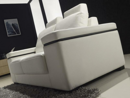 Canapé 3 places Canapés design Rembourrage moderne Canapés en cuir Relax Trois places