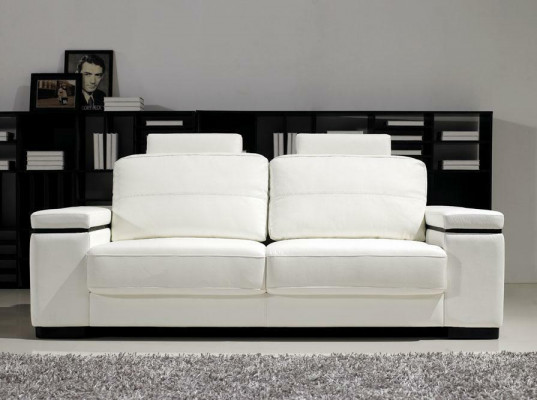 Canapé 3 places Canapés design Rembourrage moderne Canapés en cuir Relax Trois places